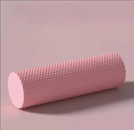 Yoga Roller Round EVA Foam Cylinder Hexagonal Roller for Pilates Exercise Enhanced Home Workouts Diameter 9.5cm Length 29.7cm