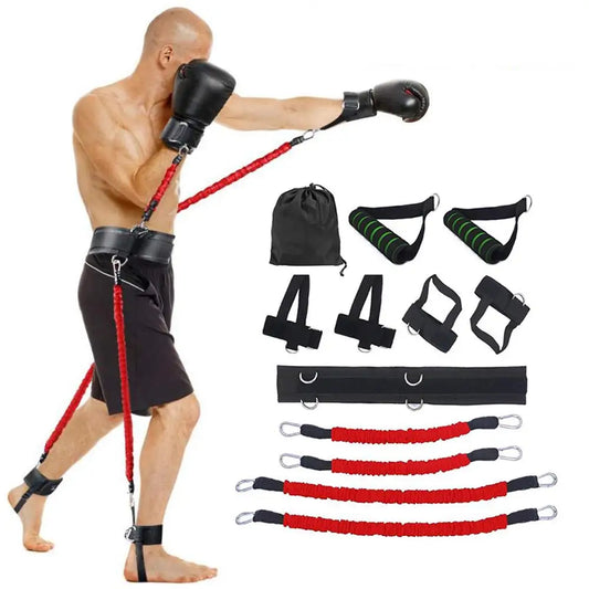 New Sport Boxing Trainer Resistance Band Training Belt for Feet Workout Fitness Equipment Leg Speed Bouncing Stretching Exercise